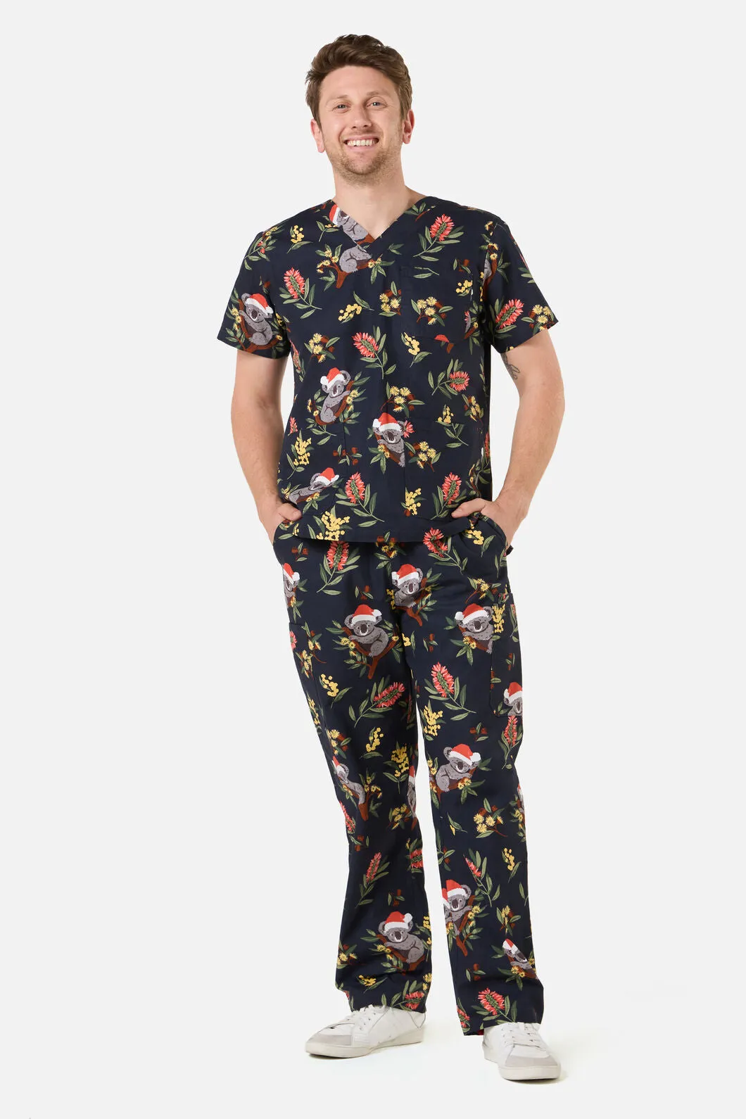 Christmas Koala Navy Scrub Set sold by Princess Highway product image thumbnail 5