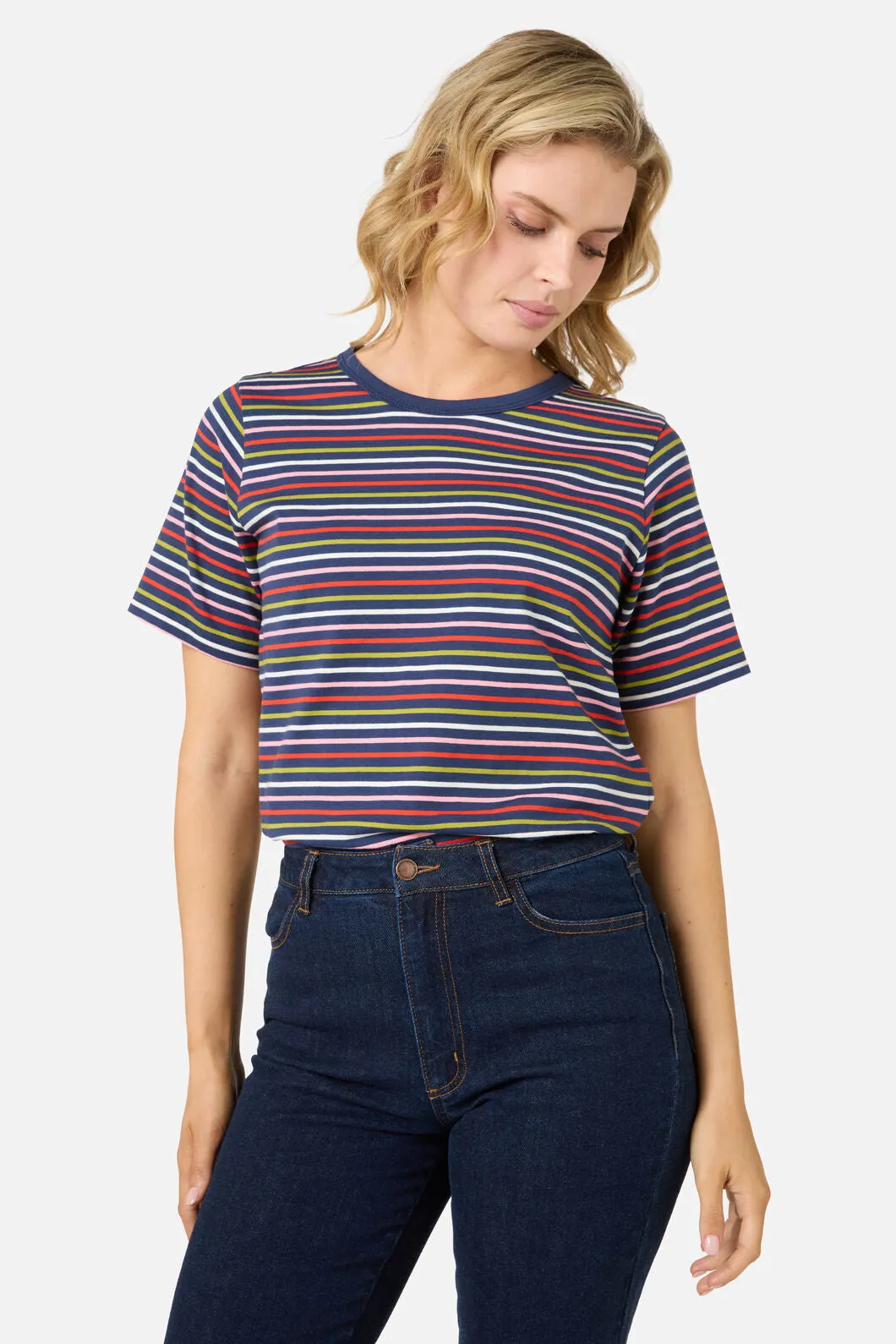 Susie Retro Stripe Tee sold by Princess Highway