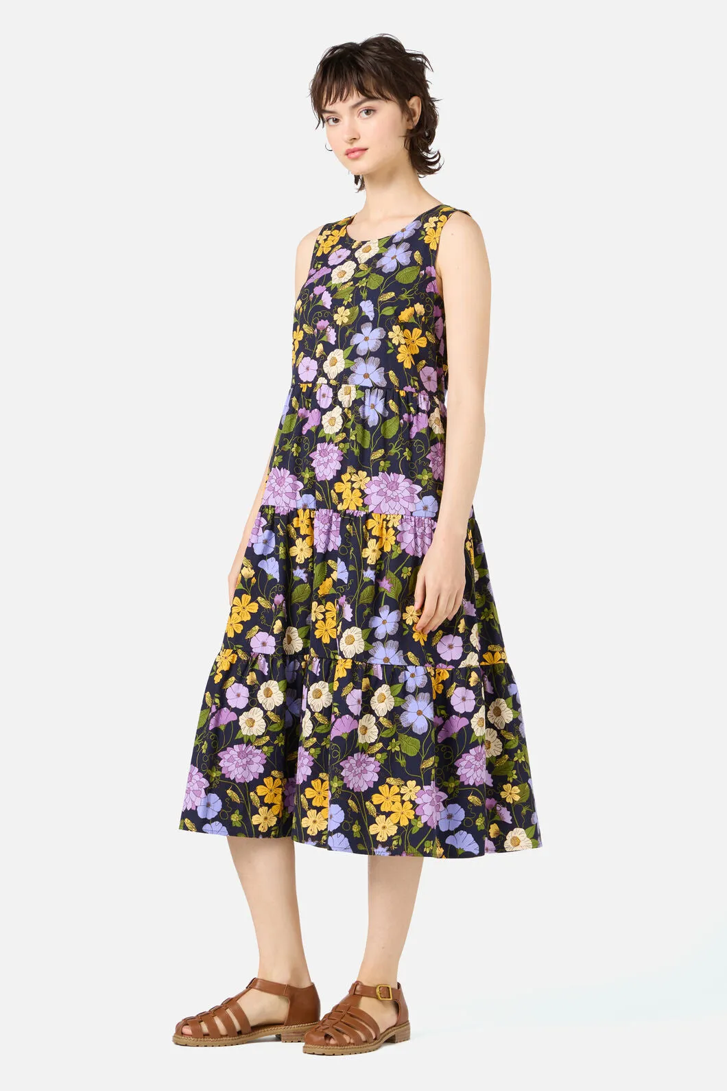 Grasshopper Floral Midi Dress sold by Princess Highway product image thumbnail 3