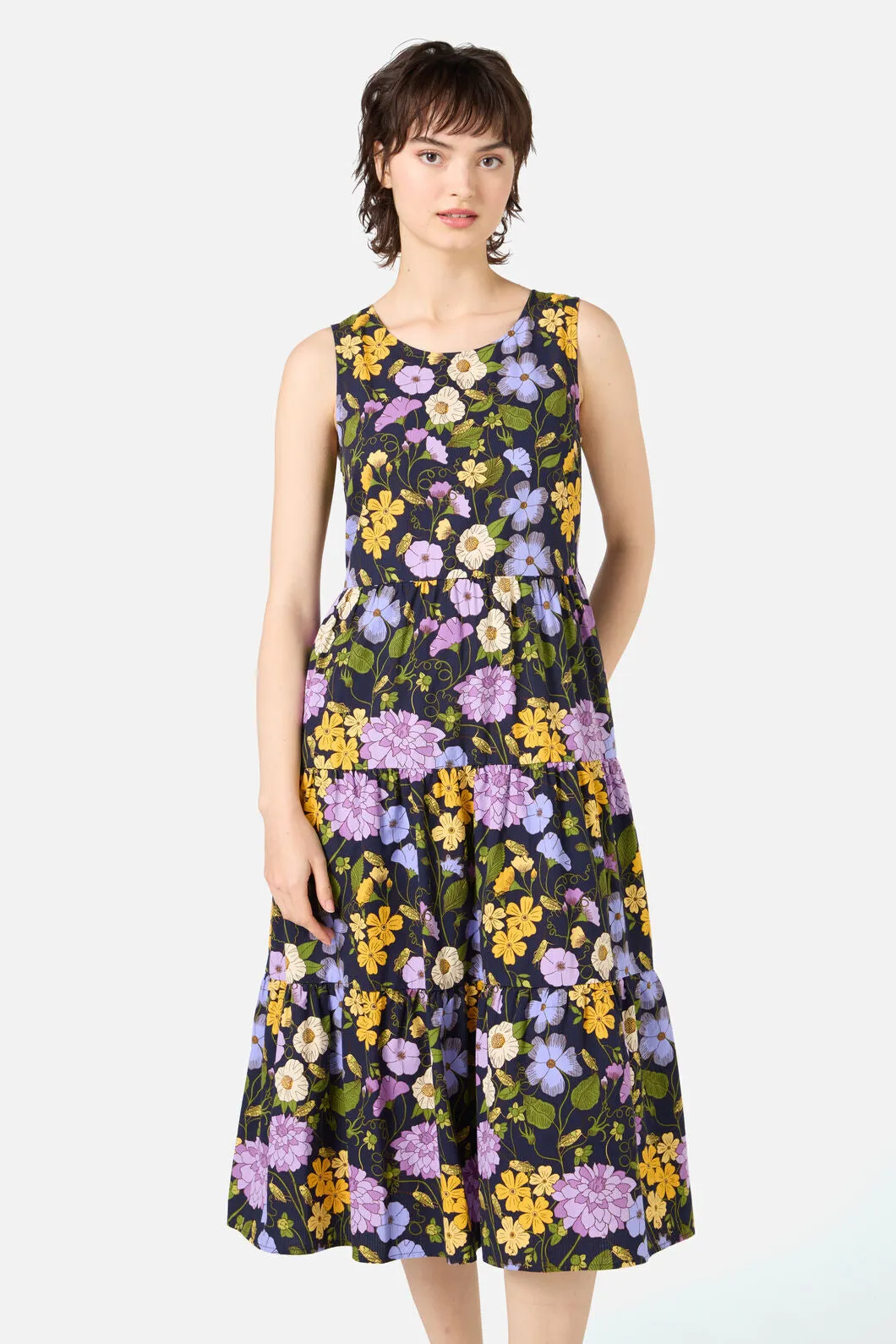 Grasshopper Floral Midi Dress sold by Princess Highway product image thumbnail 2