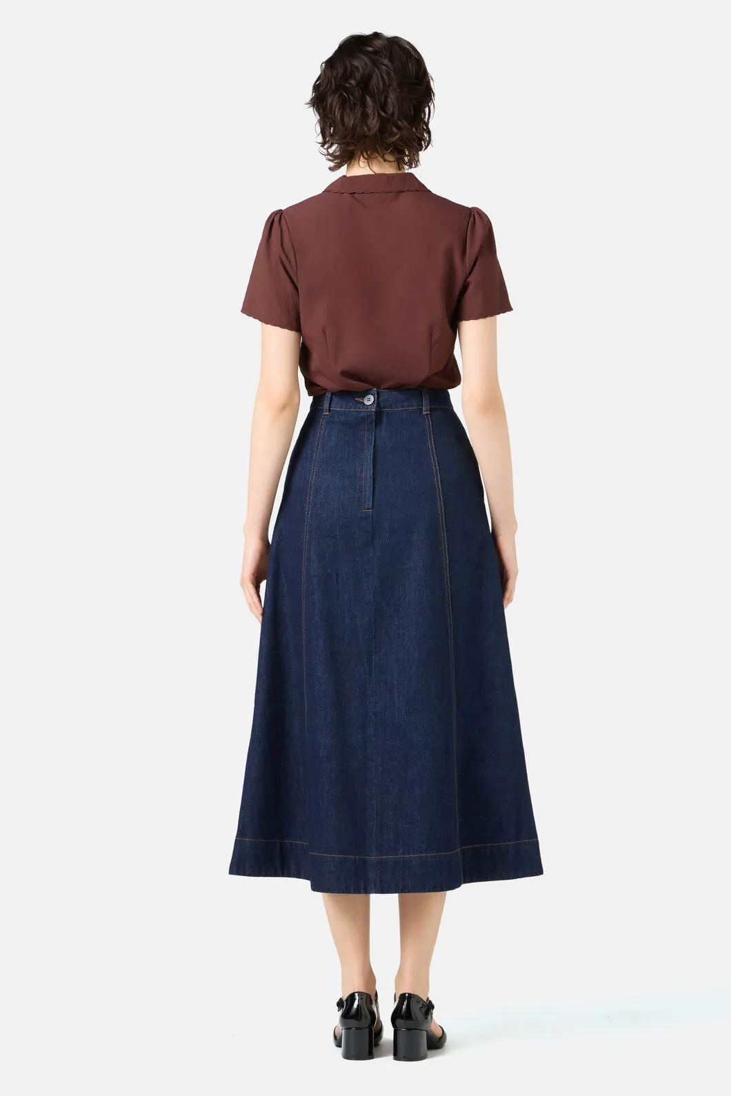 Ophelia Dark Denim Skirt sold by Princess Highway product image thumbnail 4