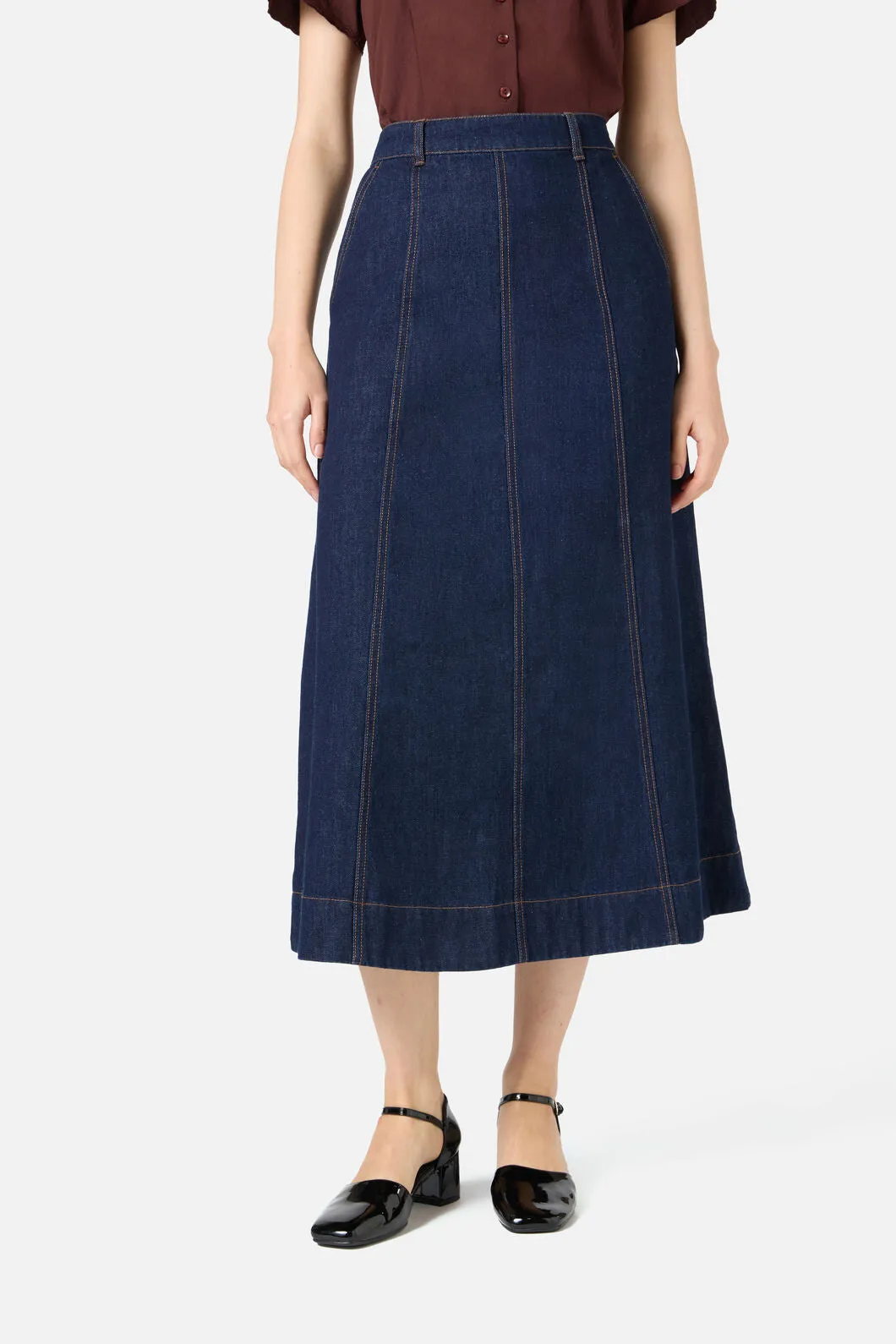 Ophelia Dark Denim Skirt sold by Princess Highway product image thumbnail 2