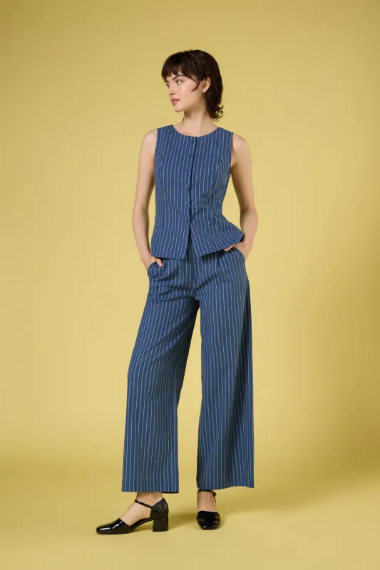 Frankie Pinstripe Pant sold by Princess Highway