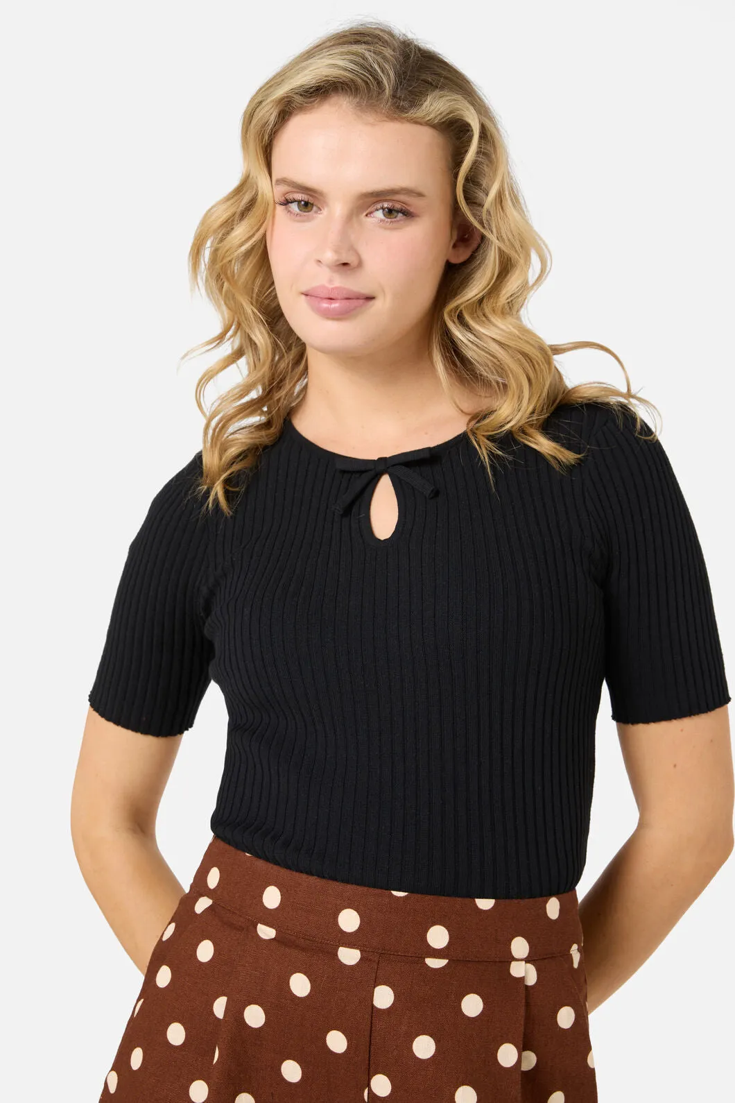 Sara Bow Knit Top sold by Princess Highway product image thumbnail 2