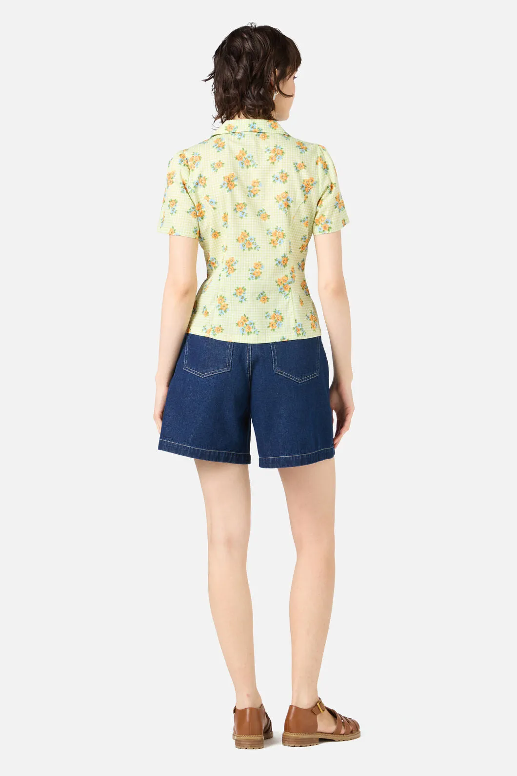 Gingham Floral Blouse sold by Princess Highway product image thumbnail 4