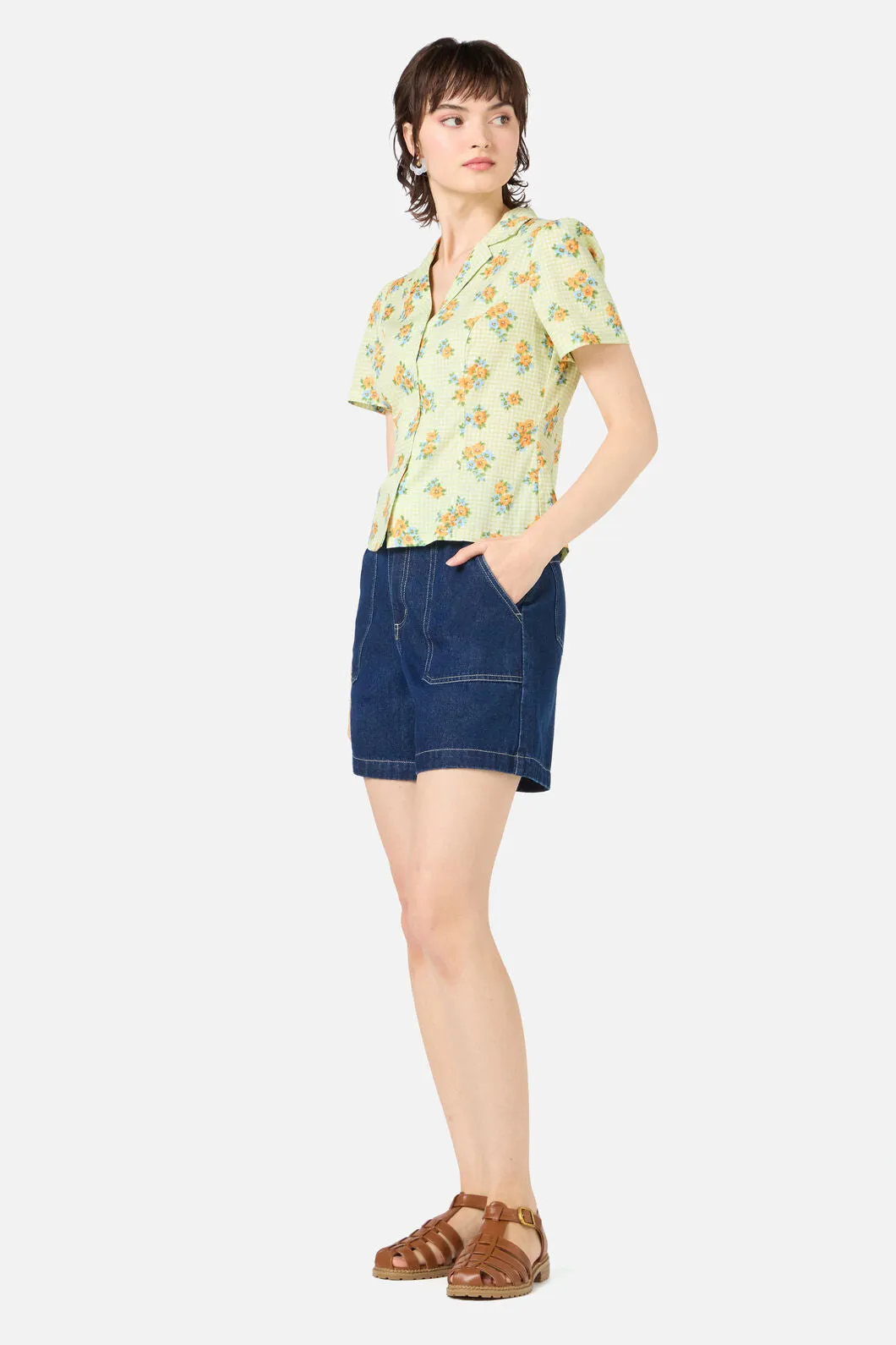 Gingham Floral Blouse sold by Princess Highway product image thumbnail 3