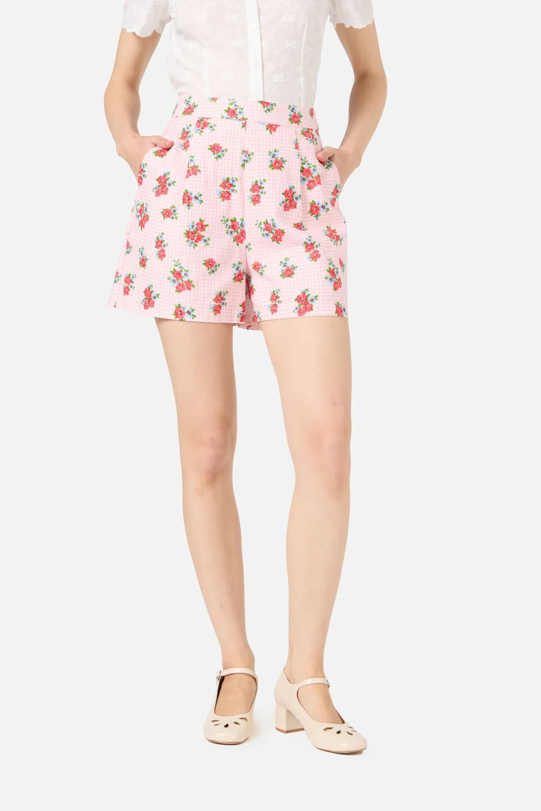 Gingham Floral Shorts sold by Princess Highway product image thumbnail 2
