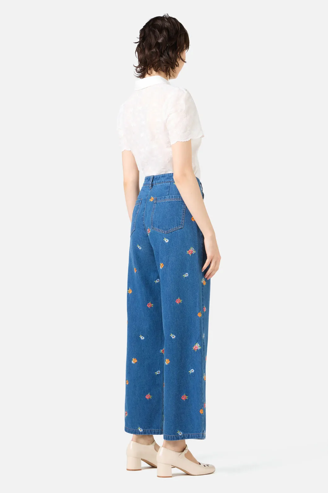 Floral Embroidered Denim Jeans sold by Princess Highway product image thumbnail 4