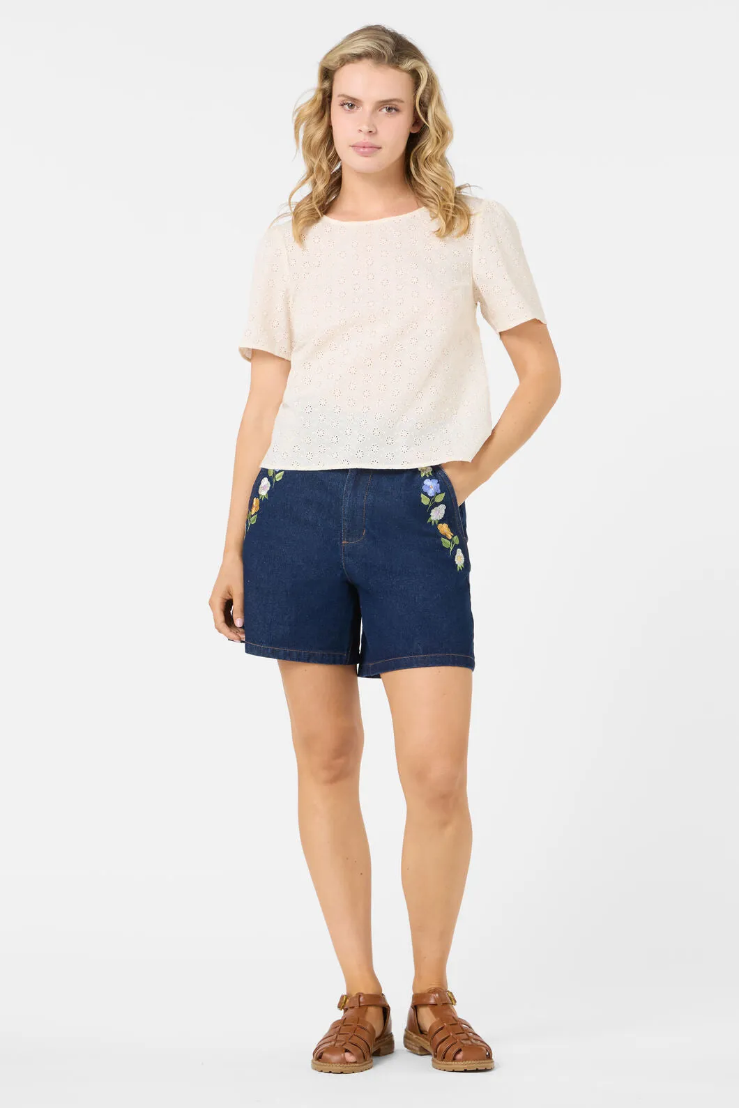 Asher Broderie Top sold by Princess Highway product image thumbnail 2