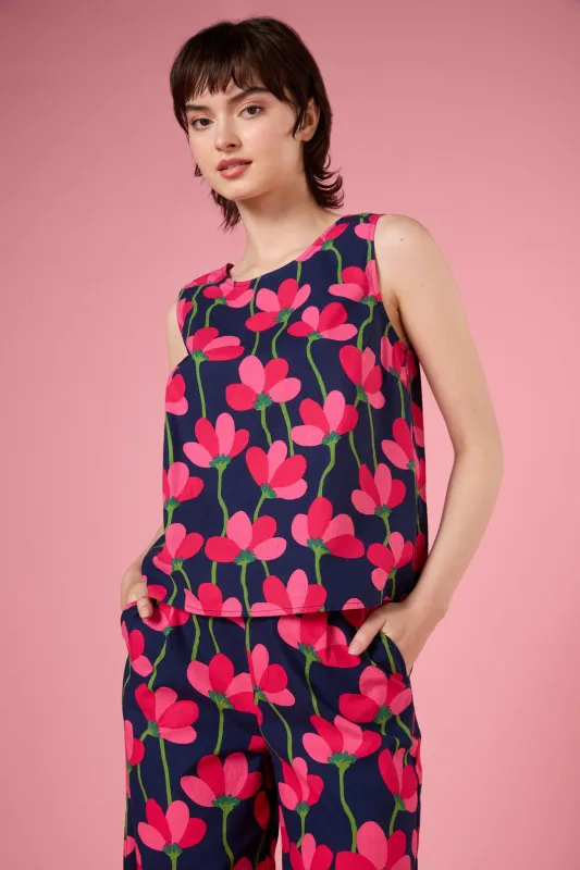 Lulu Flower Shell Top sold by Princess Highway