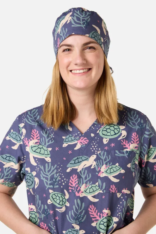 Sea Turtle Scrub Hat sold by Princess Highway