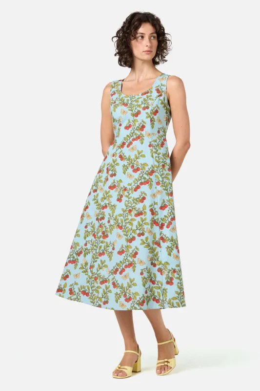 Cherry Tomatoes Midi Dress sold by Princess Highway