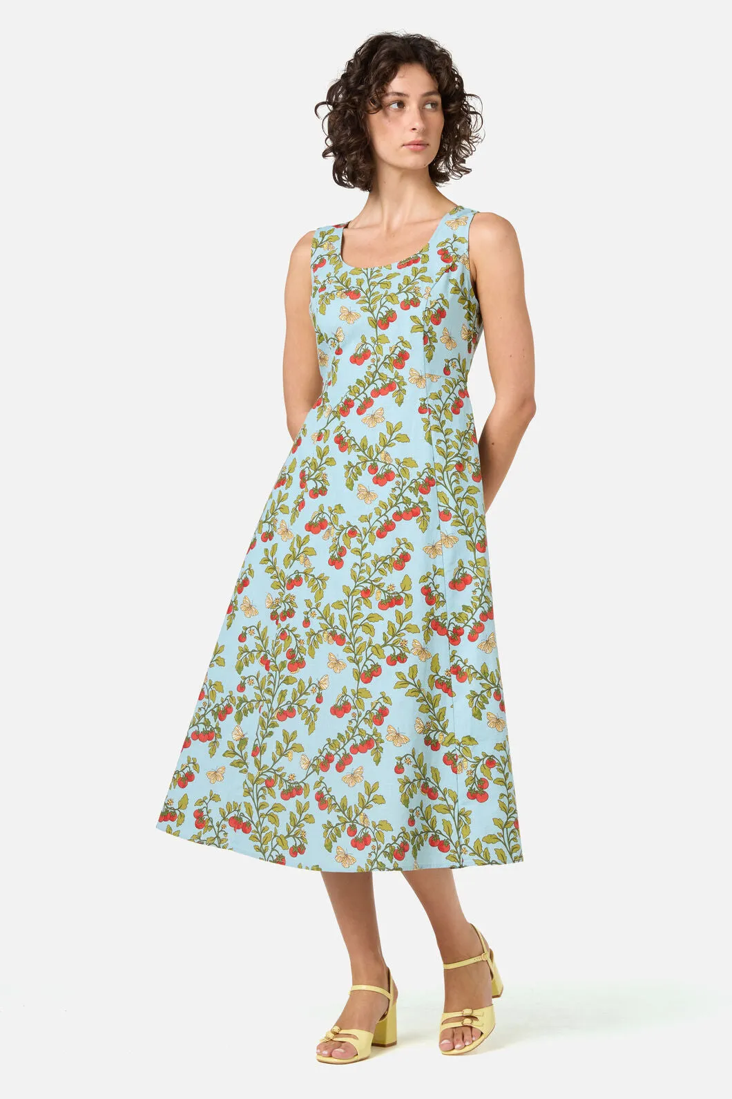 Cherry Tomatoes Midi Dress sold by Princess Highway