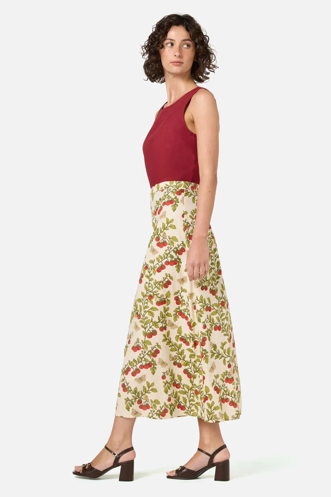 Cherry Tomatoes Midi Skirt sold by Princess Highway product image thumbnail 3
