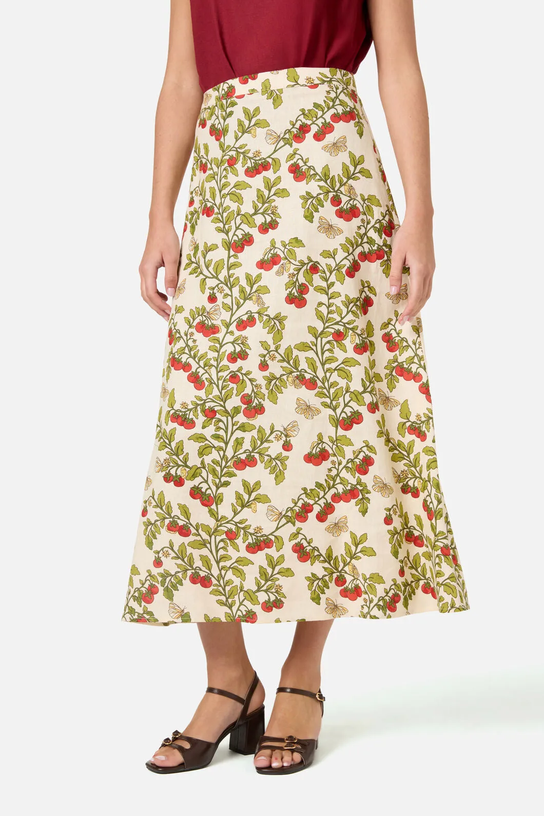 Cherry Tomatoes Midi Skirt sold by Princess Highway product image thumbnail 2