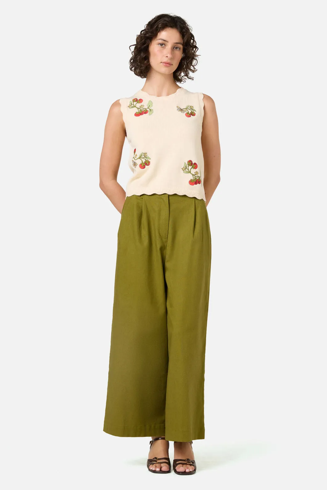 Tomatoes Embroidered Knit Tank sold by Princess Highway product image thumbnail 2