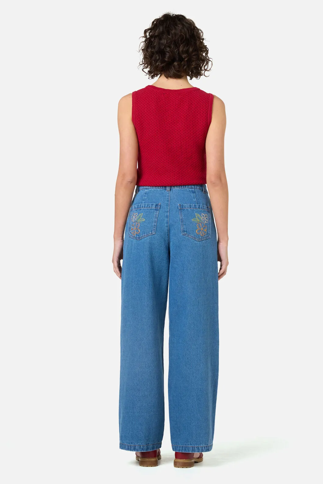 Alexa Flower Embroidered Jean sold by Princess Highway product image thumbnail 4