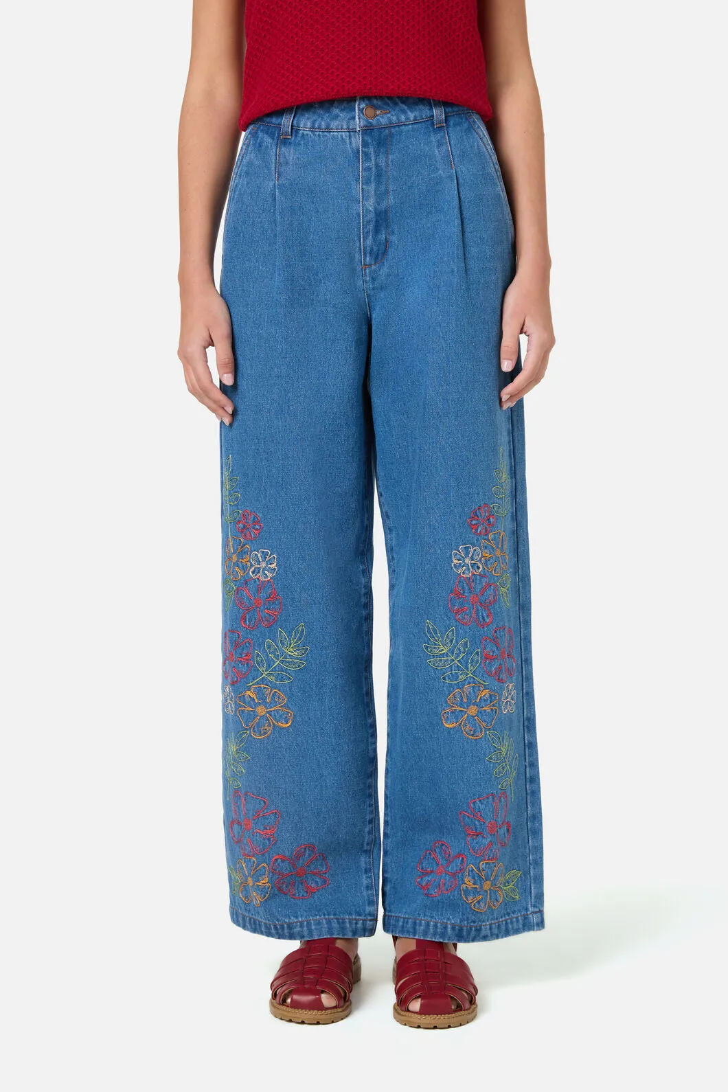Alexa Flower Embroidered Jean sold by Princess Highway product image thumbnail 2