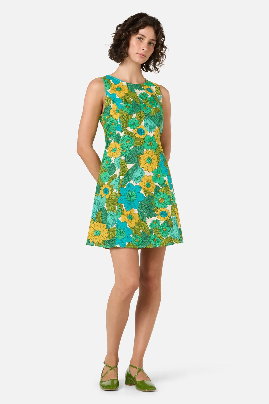 Nellie 70'S Floral Shift Dress sold by Princess Highway product image thumbnail 4