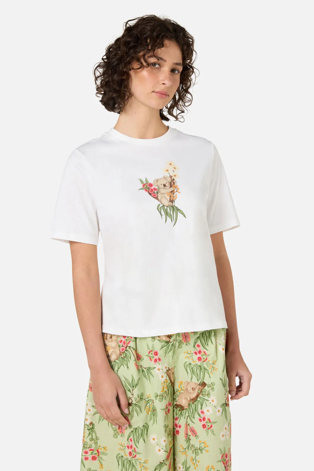 Koala Print Relaxed Tee sold by Princess Highway