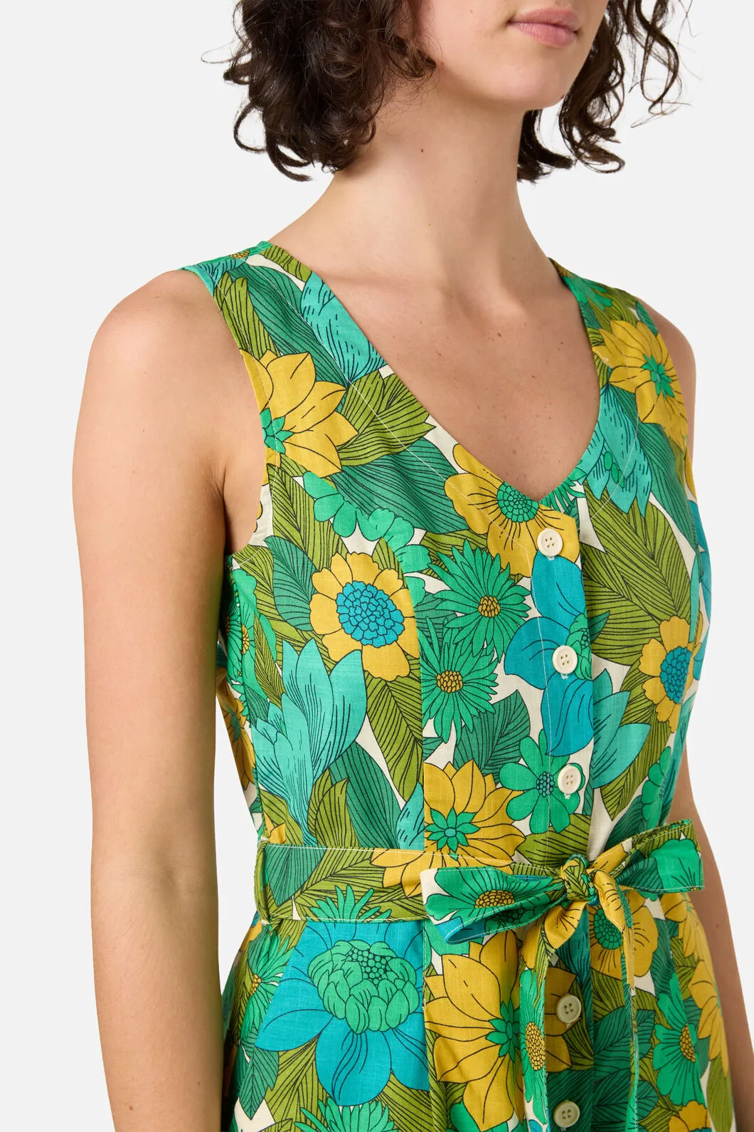 Nellie 70'S Floral Jumpsuit sold by Princess Highway product image thumbnail 5