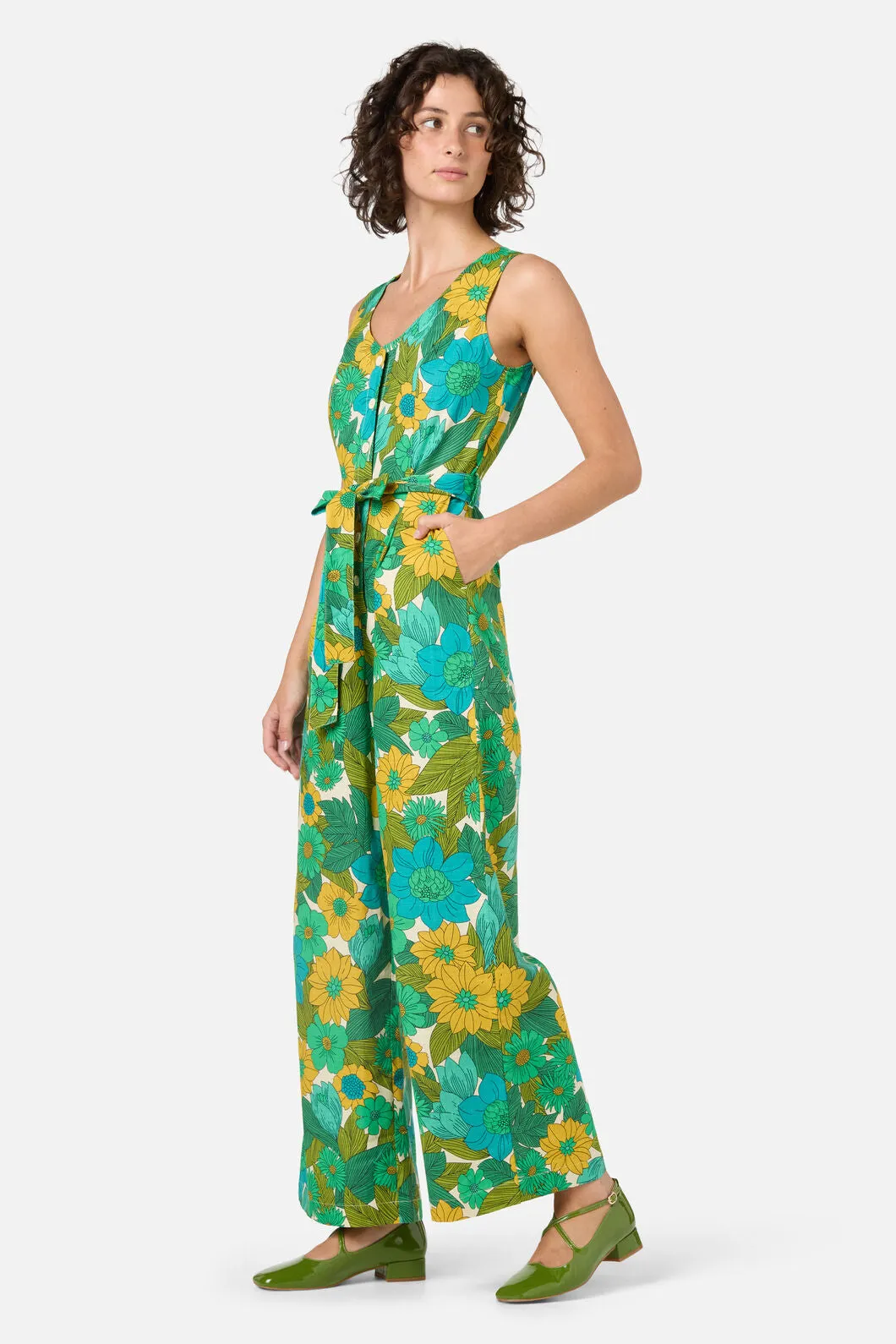 Nellie 70'S Floral Jumpsuit sold by Princess Highway product image thumbnail 2