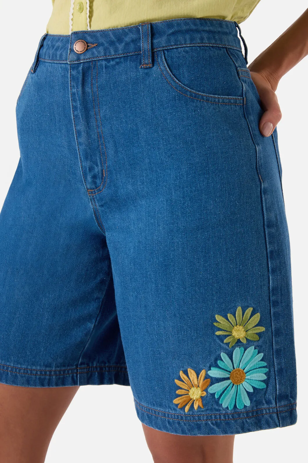 Sweet Daisy Embroidered Short sold by Princess Highway product image thumbnail 5