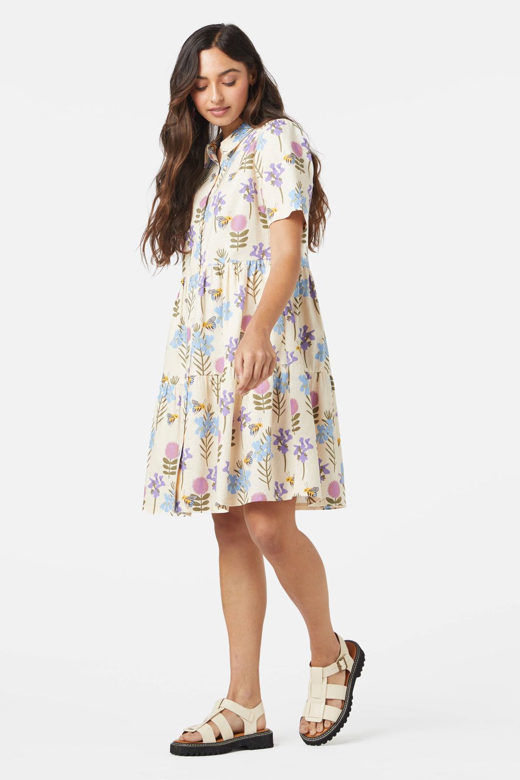 Blue Bee Shirt Dress sold by Princess Highway product image thumbnail 3