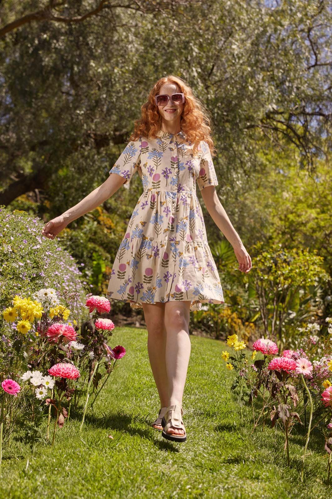 Blue Bee Shirt Dress sold by Princess Highway