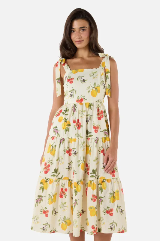 Carla Picnic Tiered Midi Dress sold by Princess Highway
