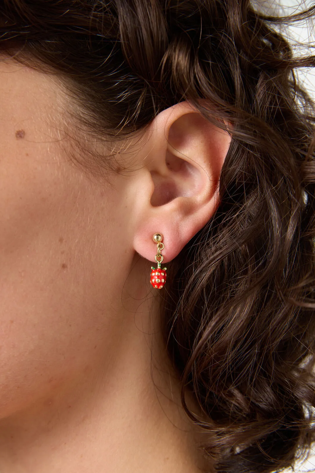 Small Strawberry Earrings sold by Princess Highway product image thumbnail 2