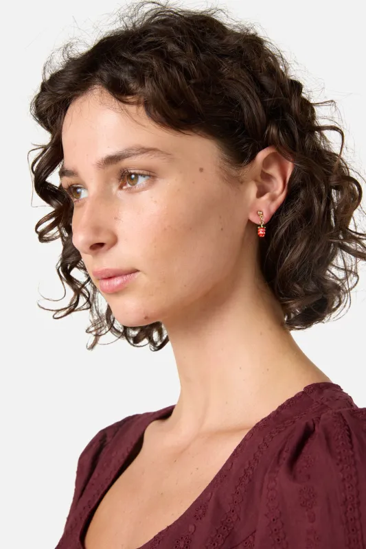 Small Strawberry Earrings sold by Princess Highway