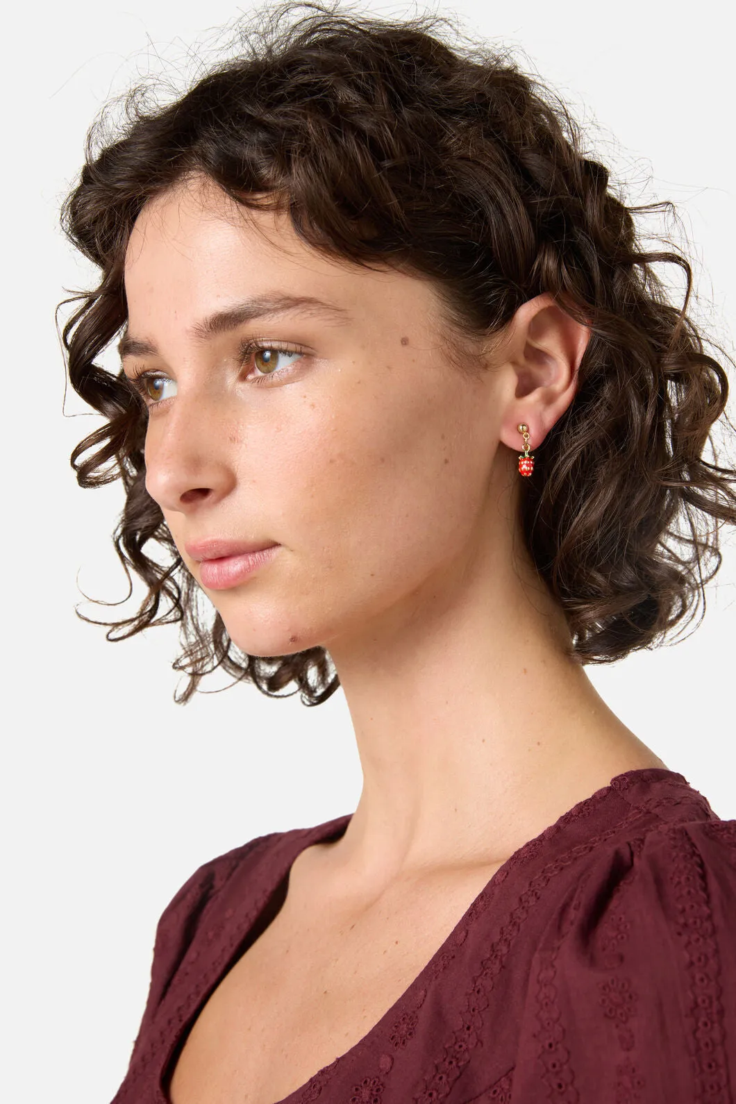 Small Strawberry Earrings sold by Princess Highway