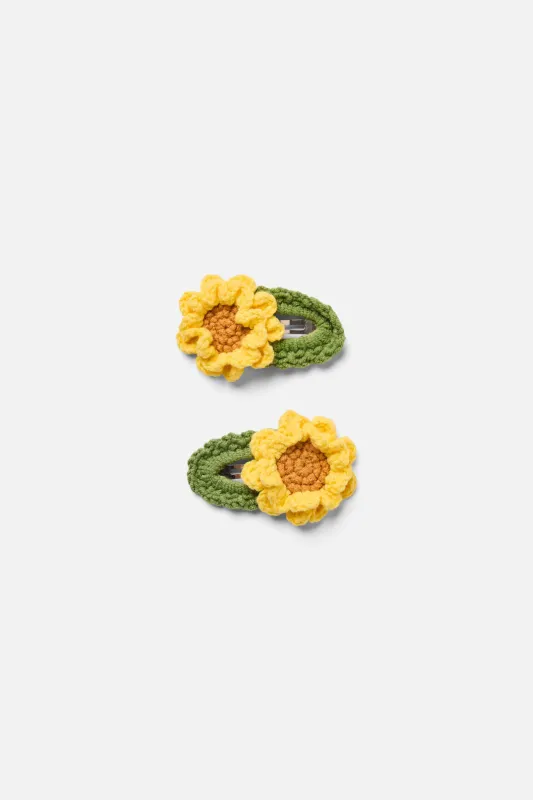 Cute Flower Hair Clip Set Of Two sold by Princess Highway