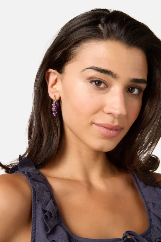 Purple Grape Earrings sold by Princess Highway