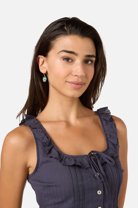 Enamel Floral Earrings sold by Princess Highway