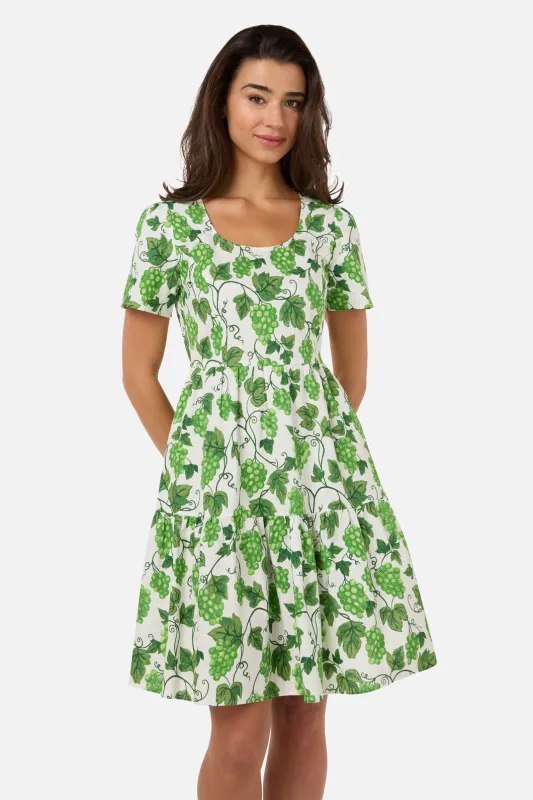 Grape Vine Mini Dress sold by Princess Highway