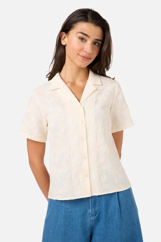Bianca Broderie Floral Shirt sold by Princess Highway