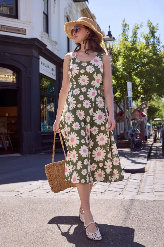 60'S Daisy Midi Dress made by Princess Highway