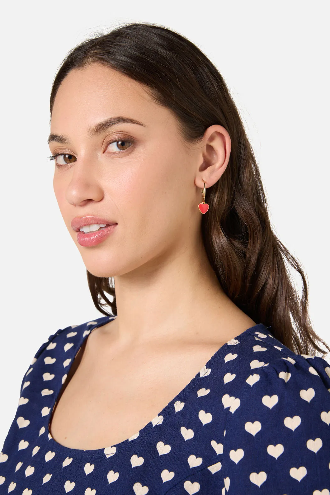 Red Heart Sleeper Earrings sold by Princess Highway