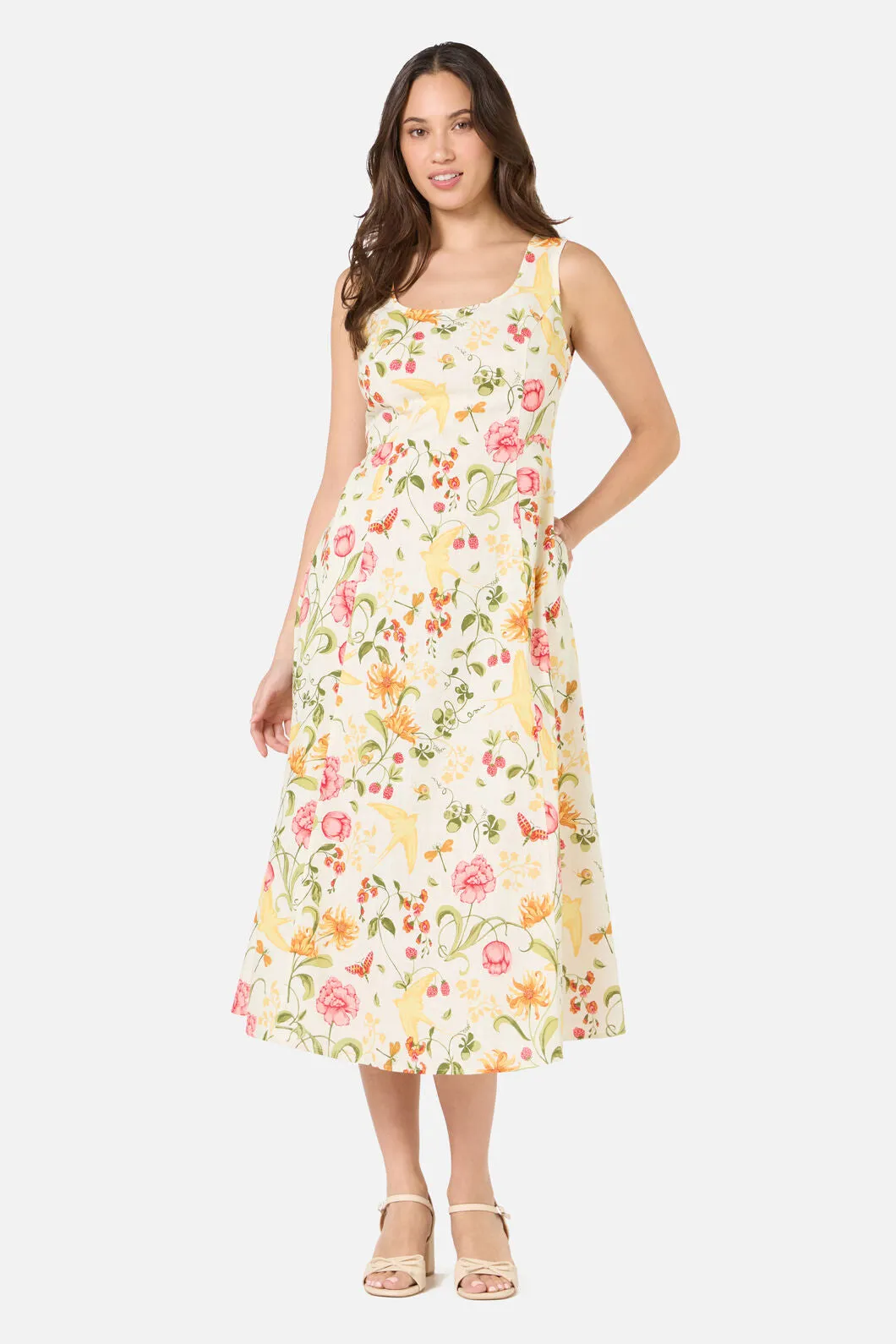 Whimsical Garden Midi Dress sold by Princess Highway