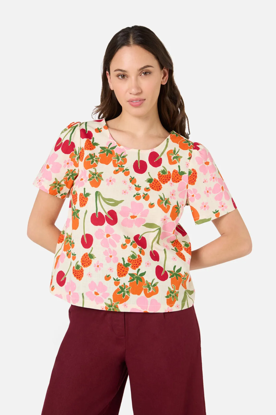 Berries N Cream Top sold by Princess Highway