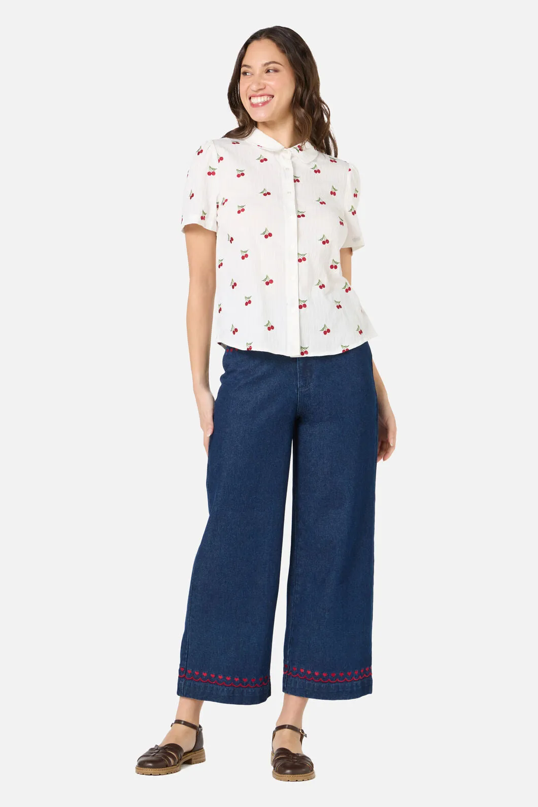Cherry Ditsy Emb Blouse sold by Princess Highway product image thumbnail 3