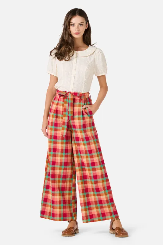 Piper Check Culotte sold by Princess Highway