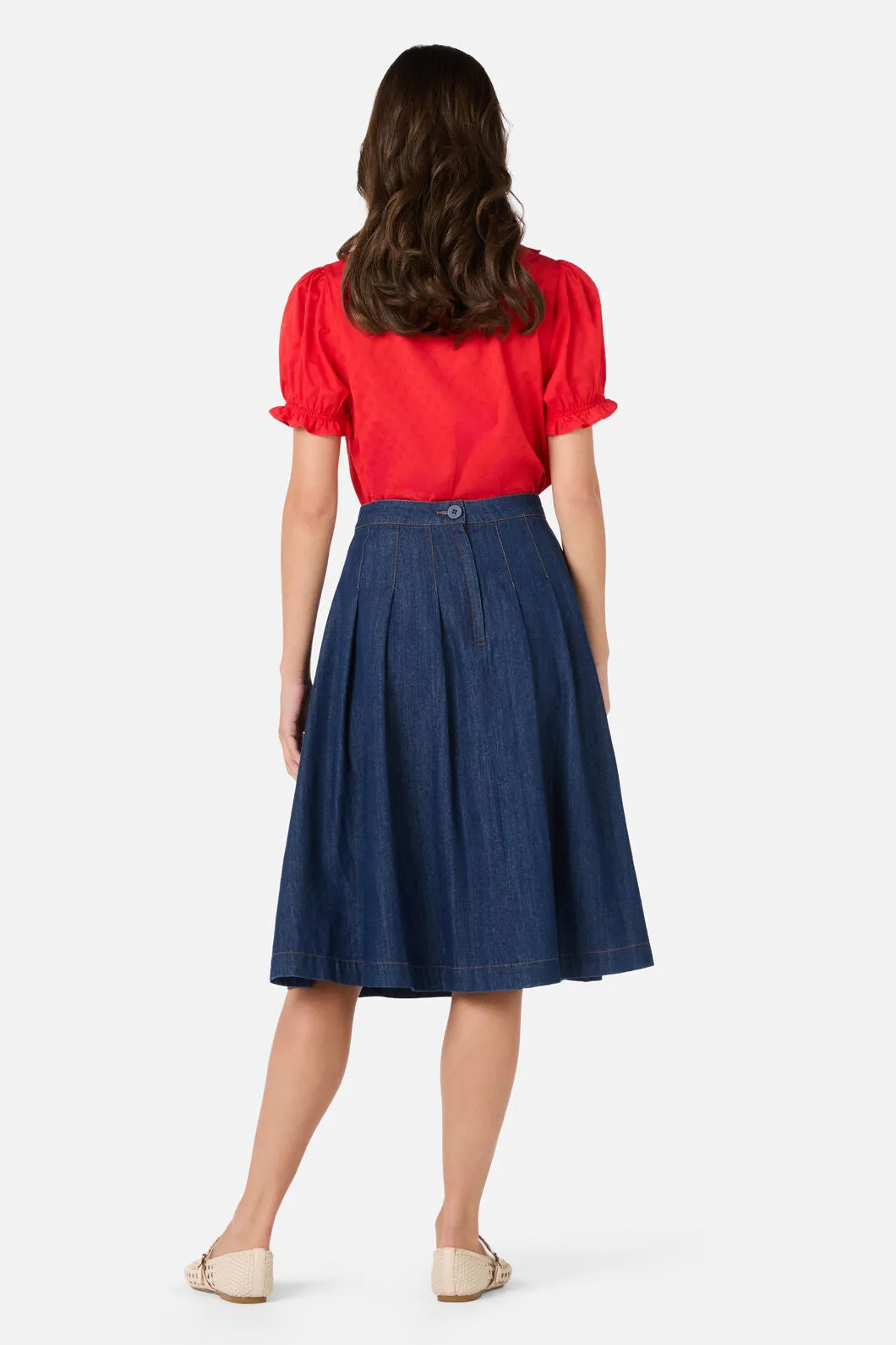 Oakley Pleat Midi Skirt sold by Princess Highway product image thumbnail 4