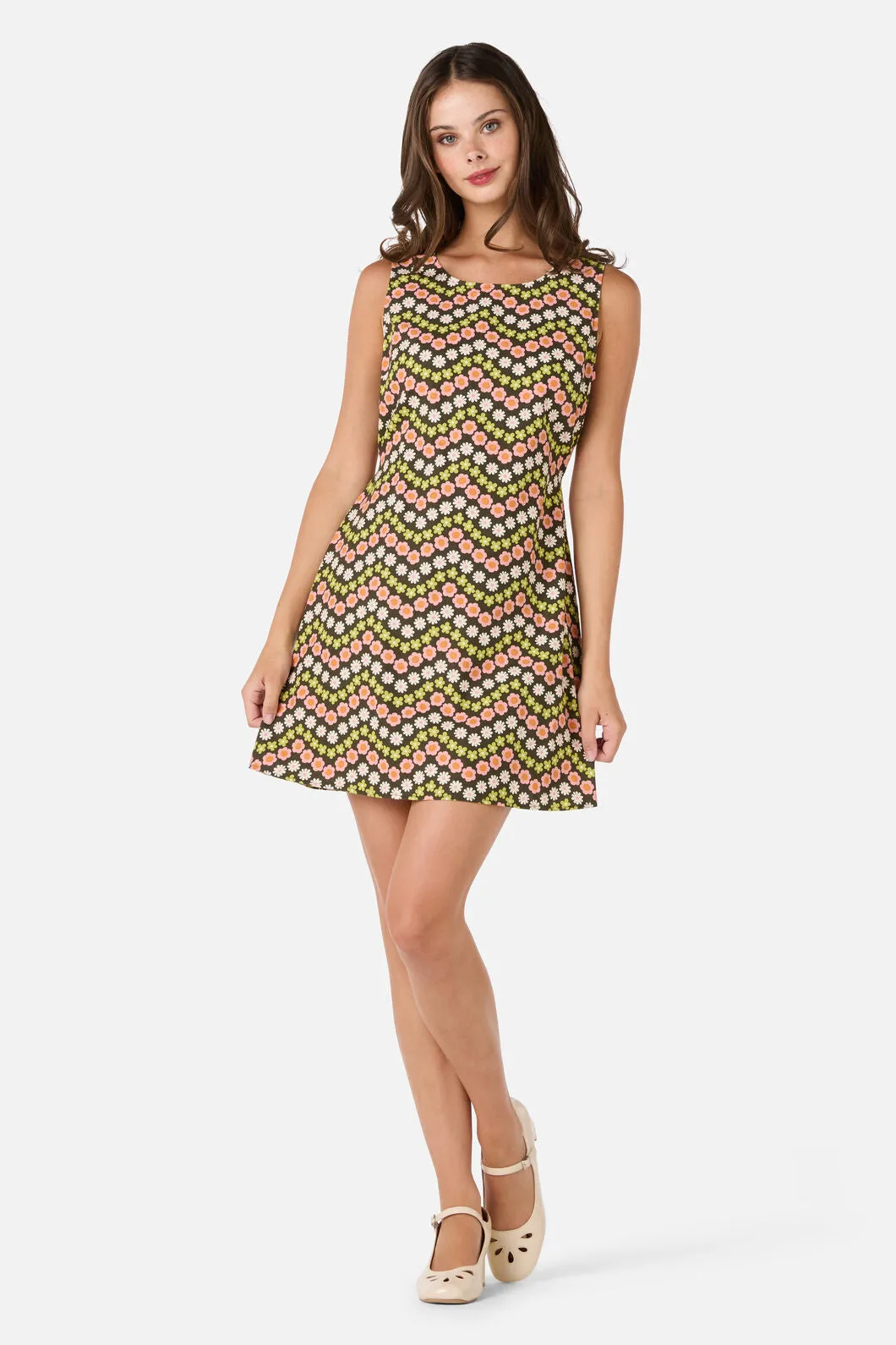 Sally Retro Mini Shift Dress sold by Princess Highway product image thumbnail 2