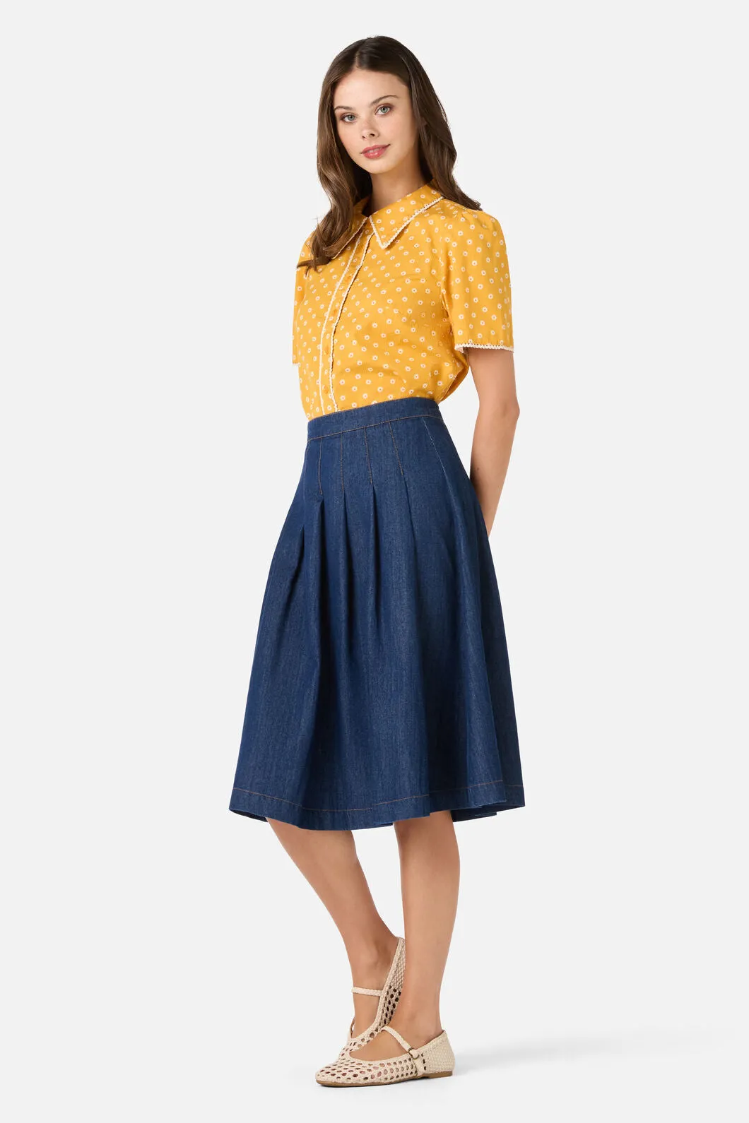 Ditsy Daisy Retro Blouse sold by Princess Highway product image thumbnail 4