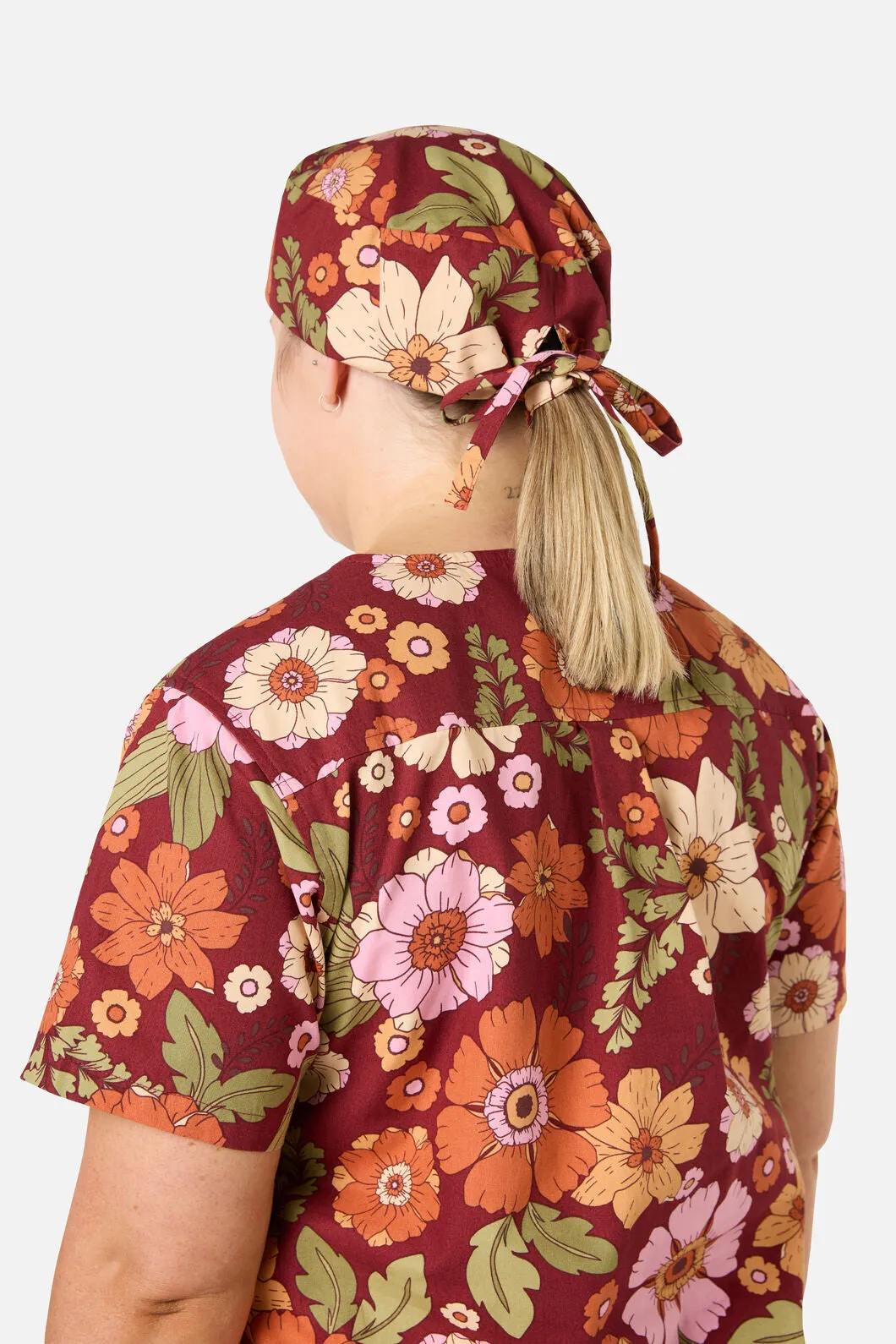 Brandy Floral Scrub Hat sold by Princess Highway product image thumbnail 2