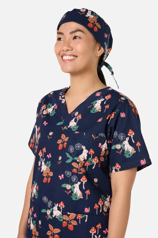 Wonderland Scrub Hat sold by Princess Highway