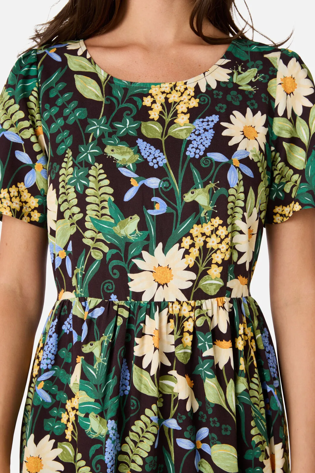 Tiana Tree Frog Smock Dress sold by Princess Highway product image thumbnail 5